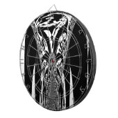 Afrikaanse Abstracte kunst Print Dartbord (Voorkant Rechts)