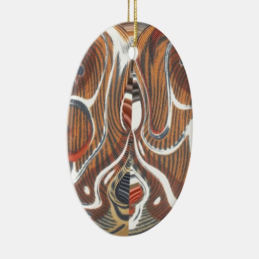 Afrikaanse Abstracte kunst Print Keramisch Ornament (Rechts)