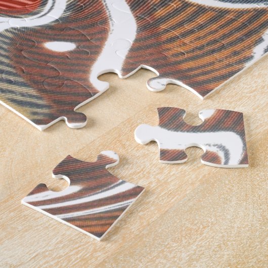 Afrikaanse Abstracte kunst Print Legpuzzel (Zijkant)