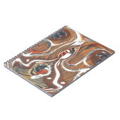 Afrikaanse Abstracte kunst Print Notitieboek (Linkerzijde)