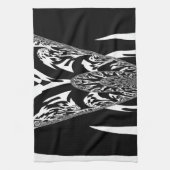 Afrikaanse Abstracte kunst Print Theedoek (Verticaal)