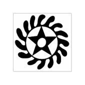 Afrikaanse Adinkra Rubber Stempel "Nieuw Beginning (Afrduk)