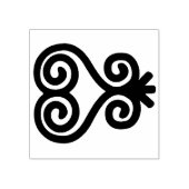 Afrikaanse Adinkra Sankofa Rubber Stamp Rubberstempel (Afrduk)