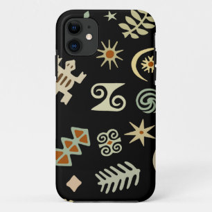 Afrikaanse adinkra-symbolen iPhone 11 hoesje