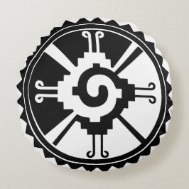 Afrikaanse adinkra-symbolen rond kussen