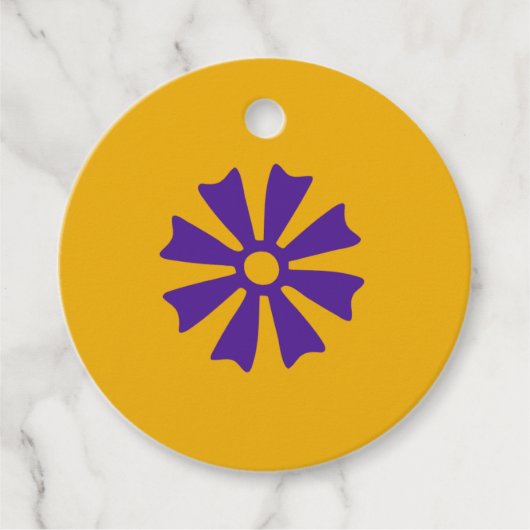 Afrikaanse Adinkra (Wijsheid) Bedankjes Labels (Voorkant)