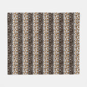 Afrikaanse afdruk met een cheetah-huidpatroon fleece deken (Voorkant (Horizontaal))