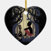 Afrikaanse Alice in Wonderland Keramisch Ornament (Voorkant)