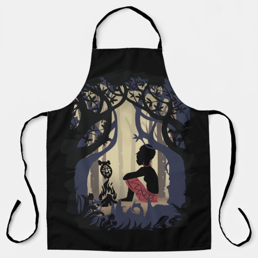 Afrikaanse Alice in Wonderland Schort (Voorkant)