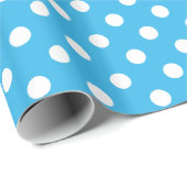 Afrikaanse Amerikaanse baby Blue Cadeaupapier (Rol Hoek)