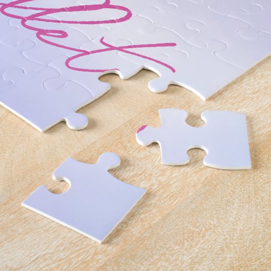 Afrikaanse Amerikaanse Ballerina Pink Tutu Ballet Legpuzzel (Zijkant)