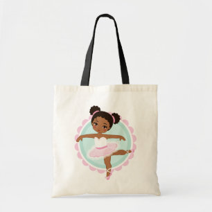 Afrikaanse Amerikaanse Ballerina - Roze Ballet Dan Tote Bag