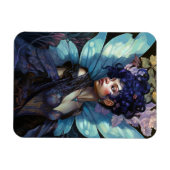 Afrikaanse Amerikaanse Black Fantasy Art Magneet (Horizontaal)