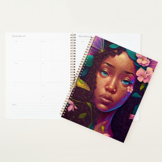 Afrikaanse Amerikaanse Black Fantasy Art Planner (Display)