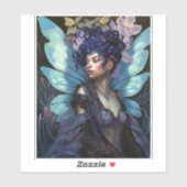 Afrikaanse Amerikaanse Black Fantasy Art Sticker (Vel)