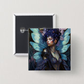 Afrikaanse Amerikaanse Black Fantasy Art Vierkante Button 5,1 Cm (Voorkant /achterkant)