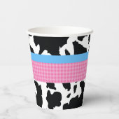 Afrikaanse Amerikaanse Cowgirl Westerne Birthday P Papieren Bekers (Achterkant)