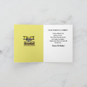 Afrikaanse Amerikaanse grootvader Birthday Kaart (Binnen)