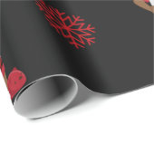 Afrikaanse Amerikaanse kerstcadeautje Cadeaupapier (Rol Hoek)