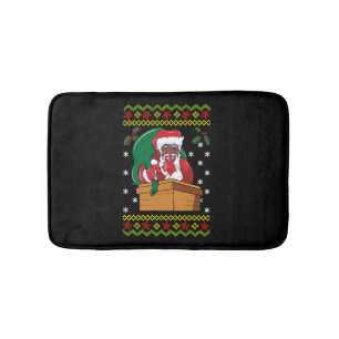Afrikaanse Amerikaanse kerstman Badmat