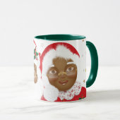 Afrikaanse Amerikaanse kerstman en mevrouw Claus K Mok (Voorkant rechts)