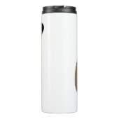 Afrikaanse Amerikaanse kerstman Thermosbeker (Achterkant)