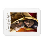 Afrikaanse Amerikaanse Madonna-kerstmagneten Magneet (Horizontaal)