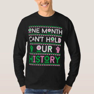 Afrikaanse Amerikaanse melanine trots op zwarte ge T-shirt