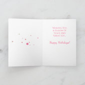 Afrikaanse Amerikaanse moderne kerstfeestdag Kaart (Binnen)