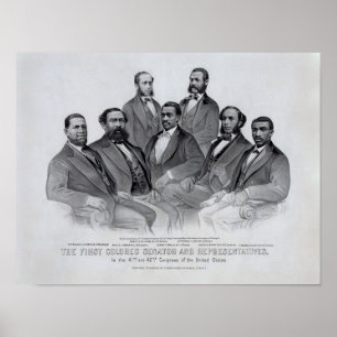 Afrikaanse Amerikaanse pioneers Poster