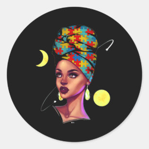 Afrikaanse Amerikaanse pride Black History maand a Ronde Sticker