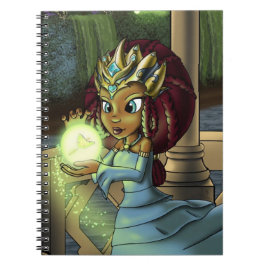 Afrikaanse Amerikaanse prinses Notitieboek