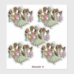 Afrikaanse Amerikaanse prinsessen Sticker