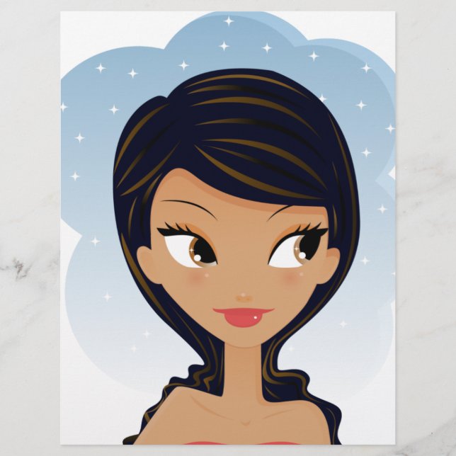 Afrikaanse Amerikaanse schoonheid (Voorkant)