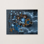 Afrikaanse Amerikaanse superheld Legpuzzel (Horizontaal)