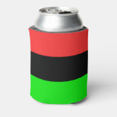 Afrikaanse Amerikaanse vlag Blikjeskoeler (Blikje Achterkant)