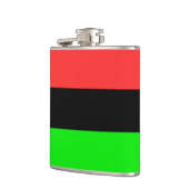Afrikaanse Amerikaanse vlag Heupfles (Links)