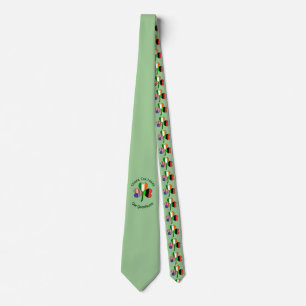 Afrikaanse Amerikaanse vlag Shamrock Stropdas