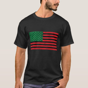Afrikaanse Amerikaanse vlag Tee Shirt