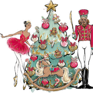 Afrikaanse Amerikaanse voedselkraker Ballet Dance  Cadeaupapier