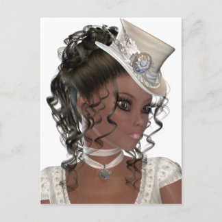 -Afrikaanse Amerikaanse vrouw Briefkaart