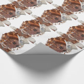 -Afrikaanse Amerikaanse vrouw Cadeaupapier (Hoek)