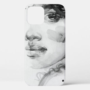 afrikaanse amerikaanse vrouw , illustratie mode sc iPhone 12 hoesje