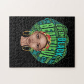 Afrikaanse Amerikaanse vrouw Legpuzzel (Horizontaal)