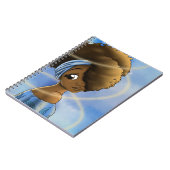 Afrikaanse Amerikaanse vrouw Notitieboek (Linkerzijde)