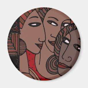 Afrikaanse Amerikaanse vrouwen Magneet