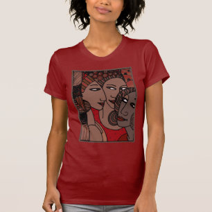 Afrikaanse Amerikaanse vrouwen T-shirt