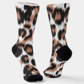 Afrikaanse Big Cat Fur Sokken (Gebogen)