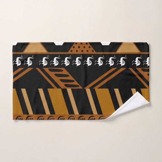 Afrikaanse Bogolan Design Handdoek Set (Handdoek)