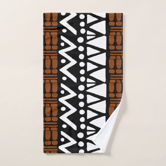 Afrikaanse Bogolan Gedrukte Badhanddoek Set Bad Handdoek (Handdoek)